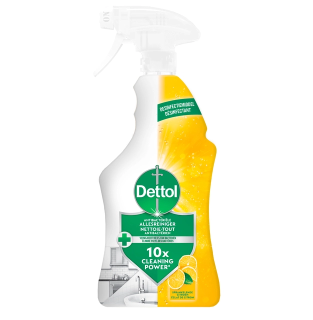 Een Allesreiniger Dettol Citrus desinfectiespray 750ml koop je bij Hoekmankantoorartikelen.nl