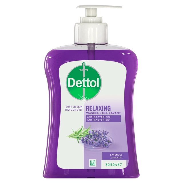 Een Handzeep Dettol Relaxing Lavendel antibacterieël 250ml koop je bij VHK Kantoorartikelen