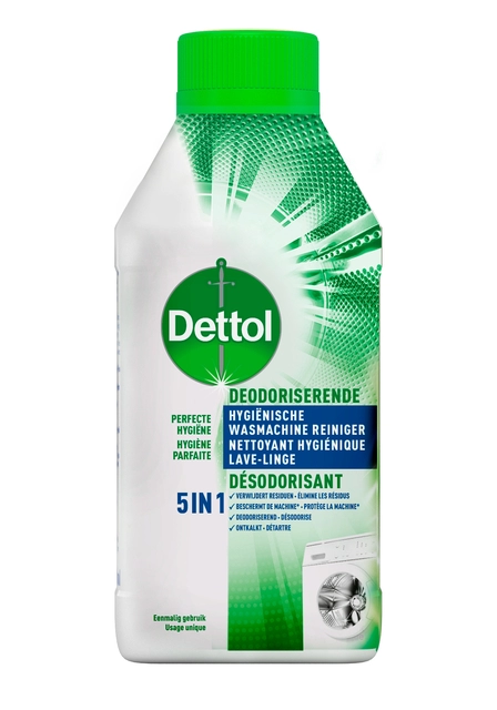 Een Wasmachinereiniger Dettol 250ml koop je bij VHK Kantoorartikelen