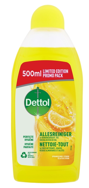 Een Allesreiniger Dettol Citrus 500ml koop je bij VHK Kantoorartikelen