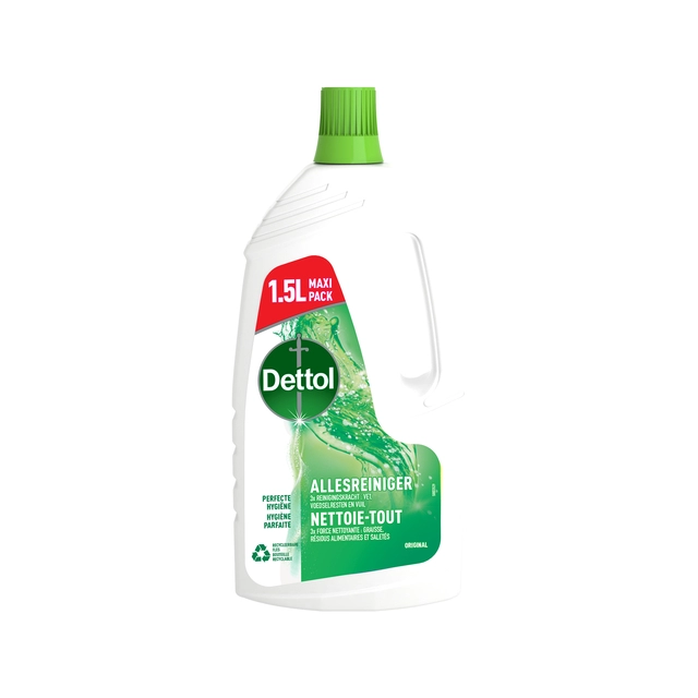 Een Allesreiniger Dettol Original 1,5L koop je bij VHK Kantoorartikelen