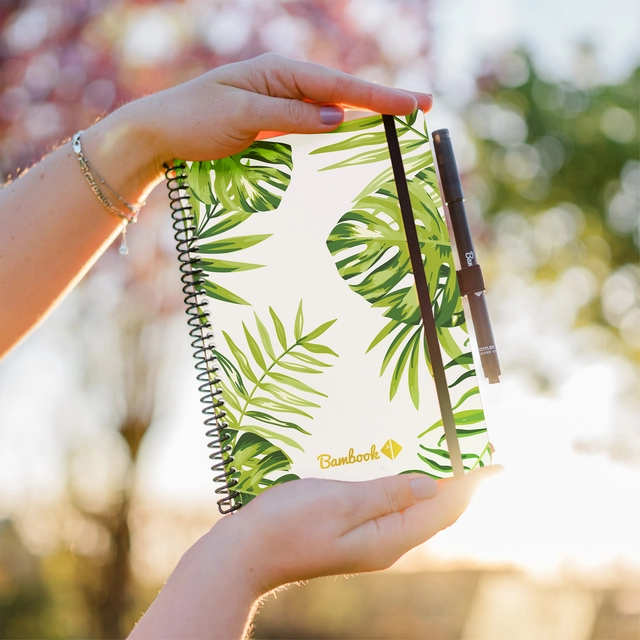 Een Notitieboek Bambook Original Tropical A5 lijn 40 pagina's uitwisbaar koop je bij VHK Kantoorartikelen