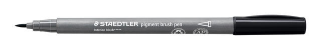 Een Brushpen Staedtler PigmentArts Intens zwart 1.0mm koop je bij Hoekmankantoorartikelen.nl