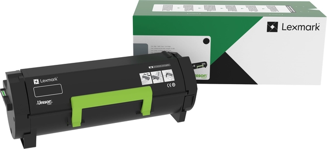 Een Tonercartridge Lexmark 66S2H00 prebate zwart koop je bij Hoekmankantoorartikelen.nl