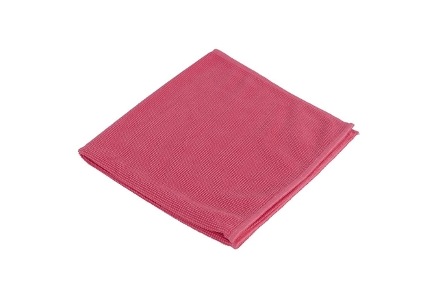 Een Microvezeldoek Cleaninq prof 40x40cm rood 10 stuks koop je bij Hoekmankantoorartikelen.nl