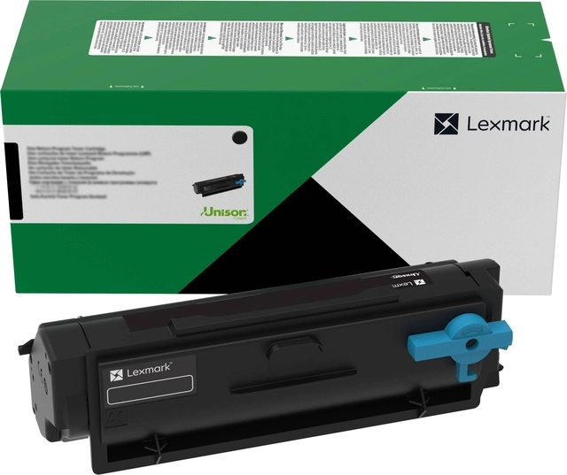 Een Tonercartridge Lexmark 55B2H00 prebate zwart koop je bij Hoekmankantoorartikelen.nl