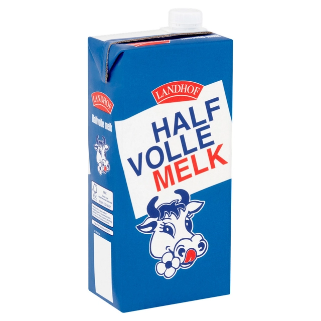 Een Melk Landhof halfvol houdbaar pak 1 liter koop je bij Hoekmankantoorartikelen.nl