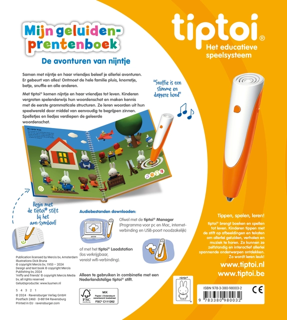 Een tiptoi® Mijn geluiden prentenboek nijntje koop je bij PrimaOffice