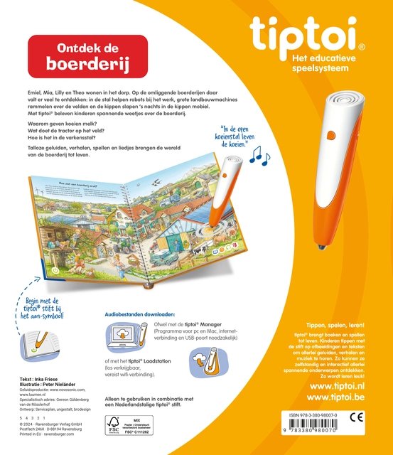 Een tiptoi® Ontdek de boerderij koop je bij Clippz! Office Supplies