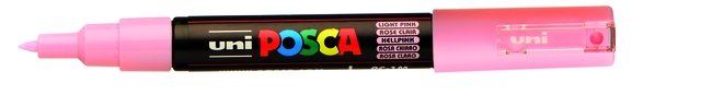 Een Verfstift Posca PC1MC extra fijn lichtroze koop je bij Hoekmankantoorartikelen.nl