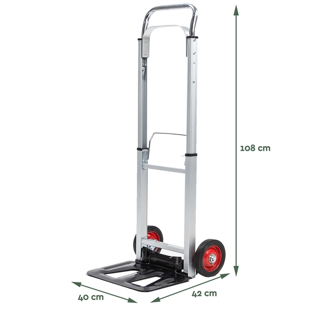 Een Steekwagen BRASQ stalen plateau 90 kg koop je bij Hoekmankantoorartikelen.nl