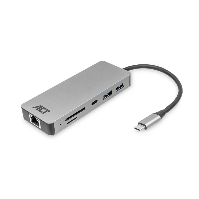 Een Dockingstation ACT USB-C 7-in-1 koop je bij Hoekmankantoorartikelen.nl