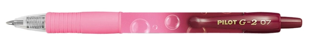 Een Gelschrijver PILOT G-2 Bubble roze medium blauwschrijvend koop je bij Clippz! Office Supplies