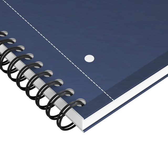 Een Spiraalblok Oxford International Notebook A4+ lijn blauw koop je bij economaat.be