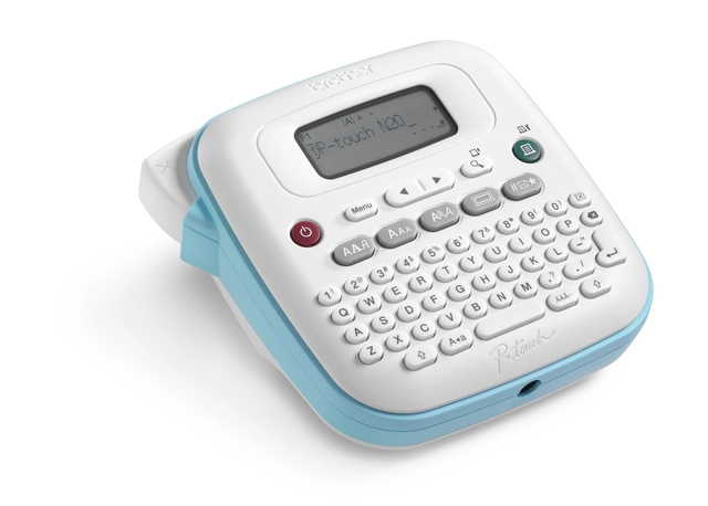 Een Labelprinter Brother P-touch Btag PT-N20 desktop qwerty 12mm wit koop je bij van den Heuvel Boek en Kantoor 