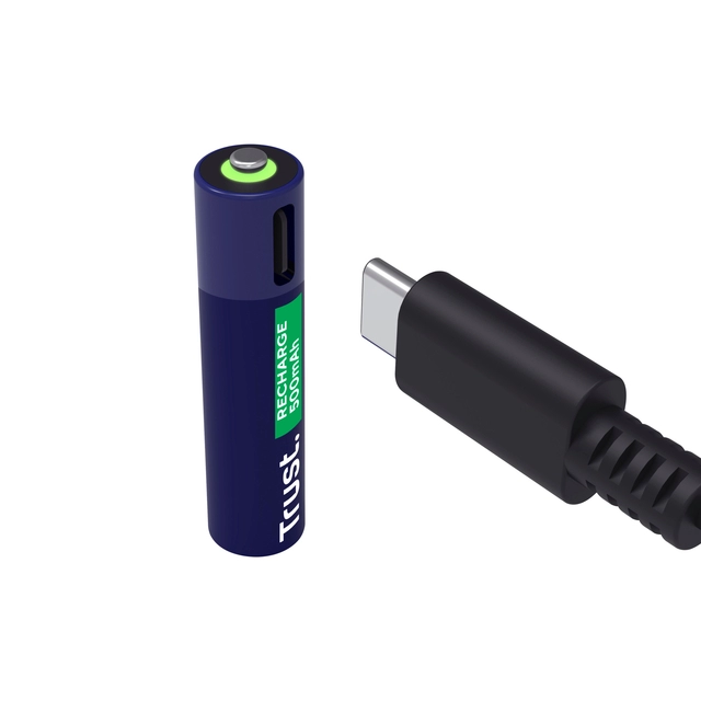 Een Batterij Trust USB-C oplaadbaar AAA 2 stuks koop je bij The Cartridge Shop bvba