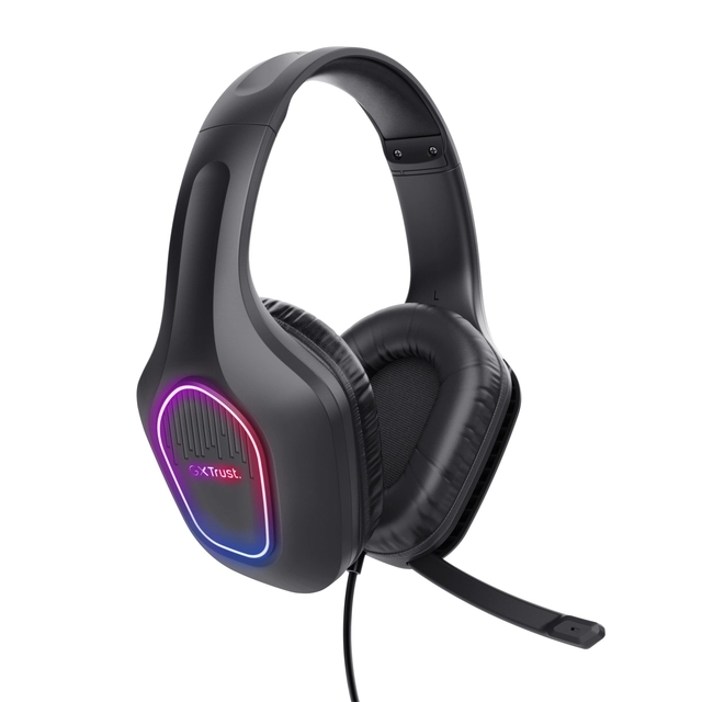 Een Gaming Headset Trust GXT416 Zirox LED zwart koop je bij The Cartridge Shop bvba