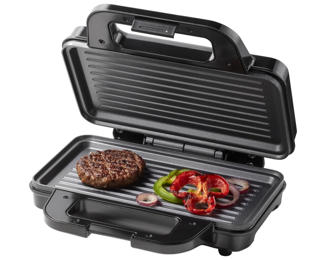 Een Panini grill Tomado zwart/RVS koop je bij The Cartridge Shop bvba