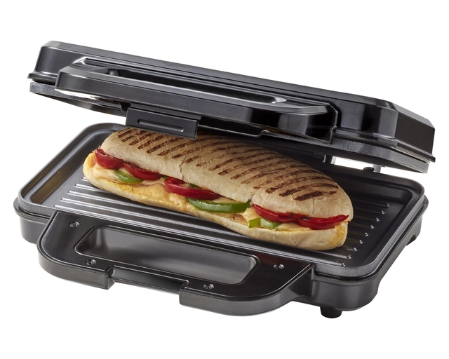 Een Panini grill Tomado zwart/RVS koop je bij The Cartridge Shop bvba