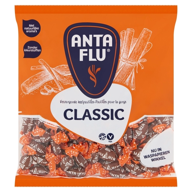 Een Keelpastilles Anta Flu classic zak 1 kilogram koop je bij Continu Kantoor