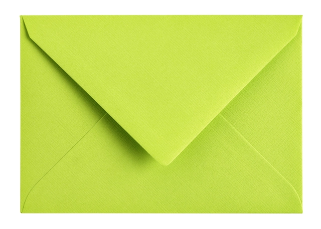 Een Envelop Papicolor C6 114x162mm appelgroen pak à 6 stuks koop je bij Hoekmankantoorartikelen.nl