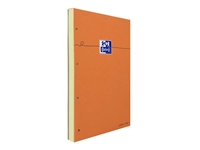 Een Cursusblok Oxford Orange Notepad A4+ lijn 4-gaats 160 pagina's 80gr oranje koop je bij VHK Kantoorartikelen