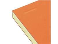 Een Cursusblok Oxford Orange Notepad A4+ lijn 4-gaats 160 pagina's 80gr oranje koop je bij VHK Kantoorartikelen