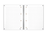 Een Spiraalblok Oxford International Notebook A4+ ruit 5mm koop je bij VHK Kantoorartikelen