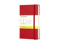 Een Notitieboek Moleskine pocket 90x140mm blanco hard cover rood koop je bij VHK Kantoorartikelen