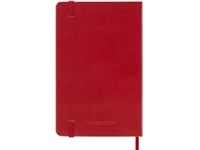 Een Notitieboek Moleskine pocket 90x140mm blanco hard cover rood koop je bij VHK Kantoorartikelen