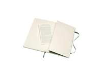 Een Notitieboek Moleskine large 130x210mm blanco hard cover myrtle green koop je bij VHK Kantoorartikelen