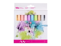 Een Brushpen Talens Ecoline Pastel blister à 10 stuks assorti koop je bij VHK Kantoorartikelen