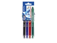 Een Rollerpen PILOT friXion clicker medium basis assortt Set2Go à 4 stuks koop je bij Hoekmankantoorartikelen.nl