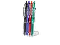 Een Rollerpen PILOT friXion clicker medium basis assortt Set2Go à 4 stuks koop je bij Hoekmankantoorartikelen.nl