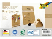 Een Kraftpapier Folia A5 120gr 100 vel koop je bij VHK Kantoorartikelen