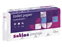 Een Toiletpapier Satino Prestige 4-laags 150vel wit 043030 koop je bij VHK Kantoorartikelen