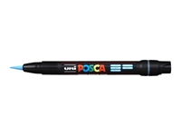 Een Brushverfstift Posca PCF350 1-10mm lichtblauw koop je bij VHK Kantoorartikelen