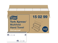 Een Handdoek Tork Xpress Basis H2 multifold universal 2-laags wit 150299 koop je bij VHK Kantoorartikelen