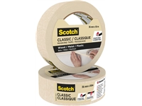 Een Afplaktape Scotch Classic 36mmx50m beige koop je bij VHK Kantoorartikelen