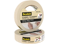 Een Afplaktape Scotch Classic 24mmx50m beige koop je bij VHK Kantoorartikelen