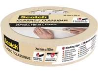 Een Afplaktape Scotch Classic 24mmx50m beige koop je bij VHK Kantoorartikelen