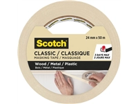 Een Afplaktape Scotch Classic 24mmx50m beige koop je bij VHK Kantoorartikelen