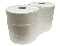 Een Toiletpapier Euro Products P4 maxi jumbo 2l 380m wit 240038 koop je bij VHK Kantoorartikelen