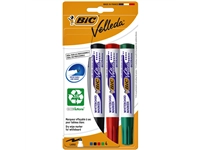 Een Viltstift Bic Velleda 1704 whiteboard rond large assorti blister à 4 stuks koop je bij VHK Kantoorartikelen