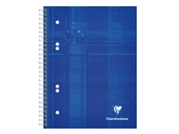 Een Collegeblok Clairefontaine Studium A5+ ruit 5x5mm 6-gaats 80 pagina's assorti koop je bij VHK Kantoorartikelen