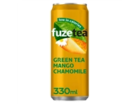 Een Frisdrank Fuze Tea Green Tea mango chamomile blik 330ml koop je bij VHK Kantoorartikelen