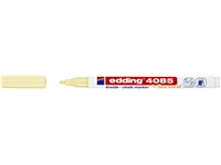 Een Krijtstift edding 4085 by Securit rond 1-2mm pastel geel koop je bij Hoekmankantoorartikelen.nl