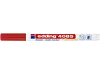 Een Krijtstift edding 4085 by Securit rond 1-2mm rood koop je bij VHK Kantoorartikelen