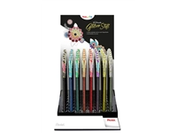 Een Gelschrijver Pentel K110 Dual medium metallic assorti 8 kleuren koop je bij Hoekmankantoorartikelen.nl