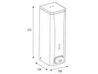 Een Dispenser Katrin 982517 zeepdispenser Metaal wit koop je bij Hoekmankantoorartikelen.nl